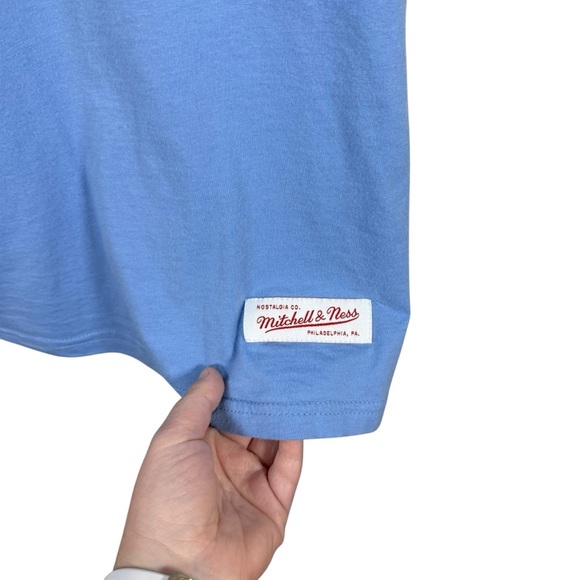 RARE VINTAGE Mitchell and Ness St. Louis Cardinals Embroidered Tee Blue M - Picture 6 of 13